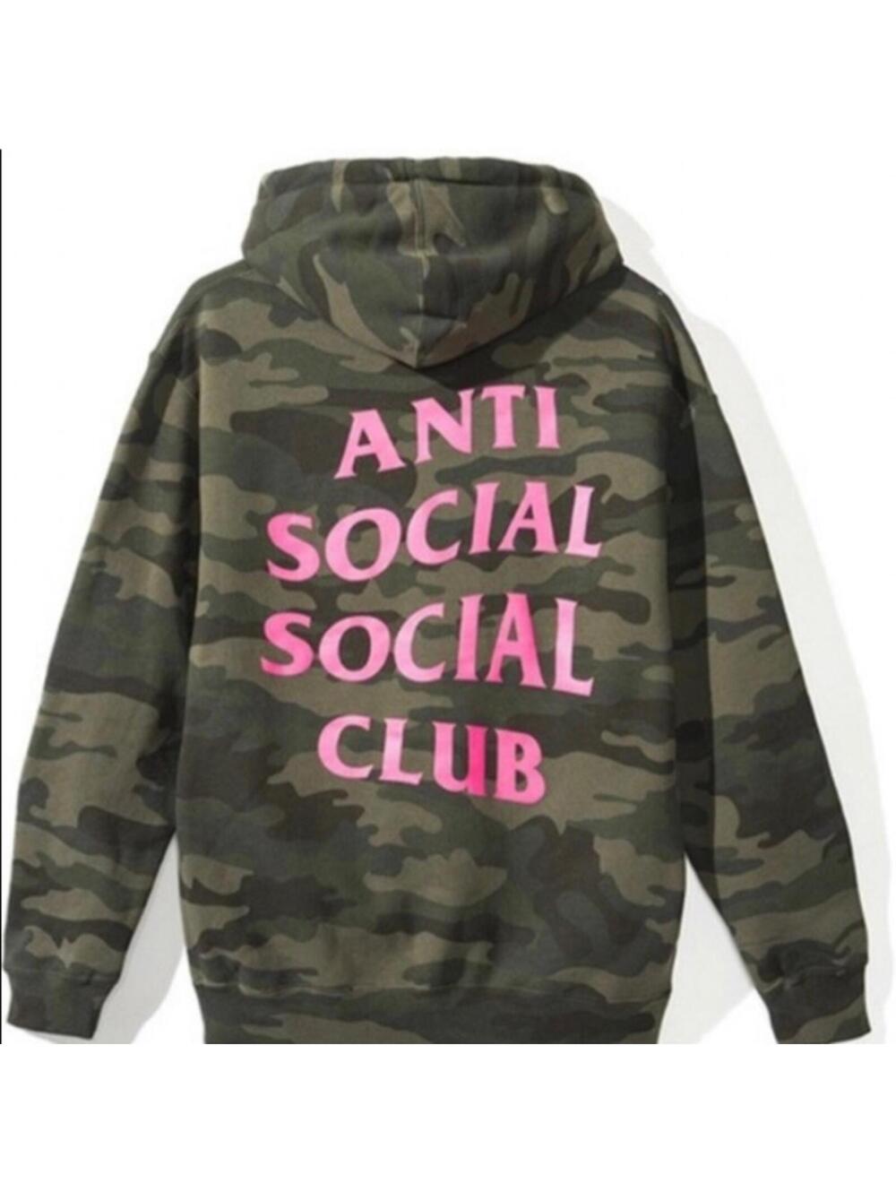 Anti Social Social Club Camouflage Hoodie